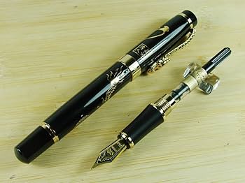 Amazon.com : Jinhao Chinese Dragon Offspring Fountain Pen